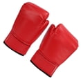 thumbnail image 1 of NFTIGB Adult Unisex Training Boxing Gloves Free Fight Sanda Muay Thai 10oz Red, 1 of 9