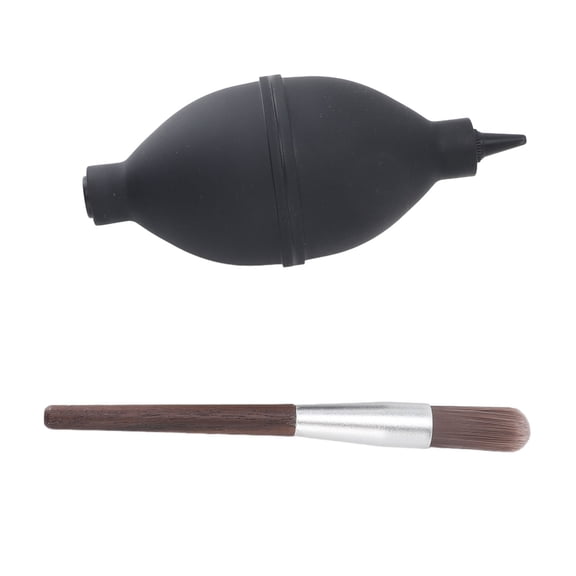 NFTIGB Air Blower Dust Blower for Coffee Grinder, ABS Silicone Coffee Powder Cleaning Tool with Brush for Camera, Keyboard, and Watch