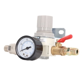 NFTIGB Air Compressor Pressure Regulator 1/4 Inch NPT Air Pressure Regulator with 0-1 MPa Gauge for Pneumatic Tool