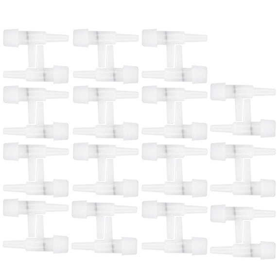 NFTIGB Air Control Valve Adjustable Aquarium Airline Pump Easy Installation Fish Tank Accessories Water Flow Regulator Switch, 30 Pieces Pack Set for Home Breeding Use (0.78 inches / 2 cm Height)
