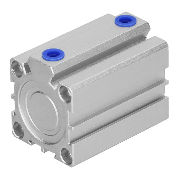 NFTIGB Air Cylinder Aluminum Thin Double Acting Pneumatic Components Accessories Bore 1.26 in / 32 mm Stroke 1.57 in / 40 mm