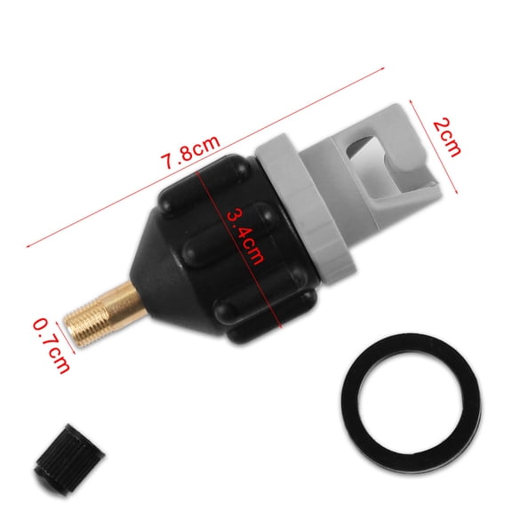 NFTIGB Air Pump Valve Adapter Multifunction Schrader Converter set for Inflatable SUP Paddle Board Kayak Dinghy Canoe Boat Raft Accessories (18 * 10 * 4cm / 7.1 * 3.9 * 1.6 inches)