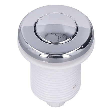 NFTIGB Air Switch Button Kit Garbage Disposal Air Switch Kit with Air Hose for Food Waste Disposer and Spa Bathtub 125-250V Essential 32mm Size Stainless Steel Sink Top Control