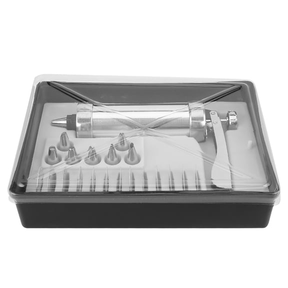 NFTIGB Aluminium Alloy Cookies Biscuits Press Maker Mold Kit, 22-Piece Cake Pastry Piping DIY Decorating Baking Tool
