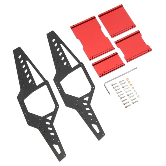 NFTIGB Aluminum Alloy RC Car Frame Body Shell Roll Cage 1/24 Upgrade Parts for Axial SCX24 Red