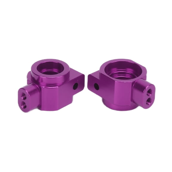 NFTIGB Aluminum Alloy RC Rear Axle Carrier Set for WLToys 104001 1/10 Scale Remote Control Car, 2 Pieces, Purple (3.93 inches / 10 cm)