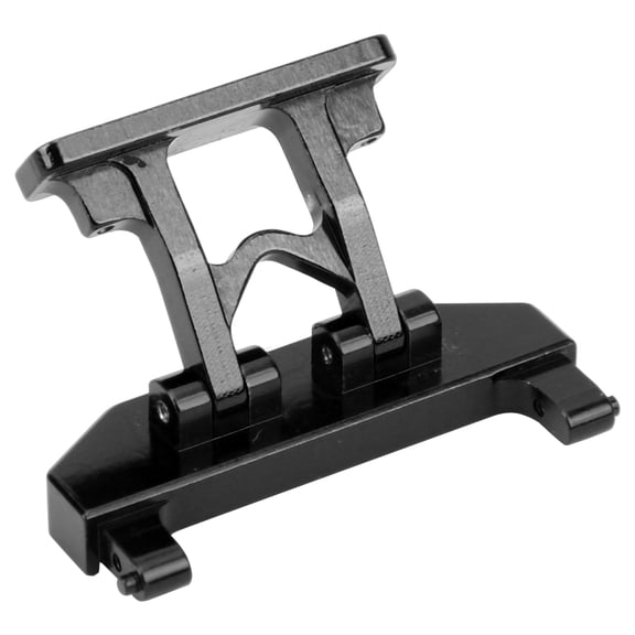NFTIGB Aluminum Alloy Rear Body Shell Connection Mount Support for Axial SCX24 90081 1/24 RC Car Upgrade Parts, Durable Lightweight Bracket Replacement Accessory, Black Color (1.5 inches / 38.1 mm)