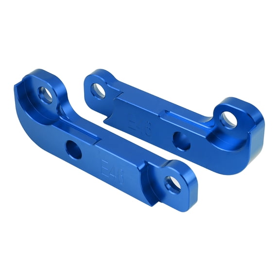 NFTIGB Aluminum Power Tuning Drift Lock Adapter Kit Increasing Front Wheels Turning Angle 25% for BMW E46 M3, High Strength Aviation CNC Machined Steering Extension Spacers - Blue (2 Pcs / 6.5 in)