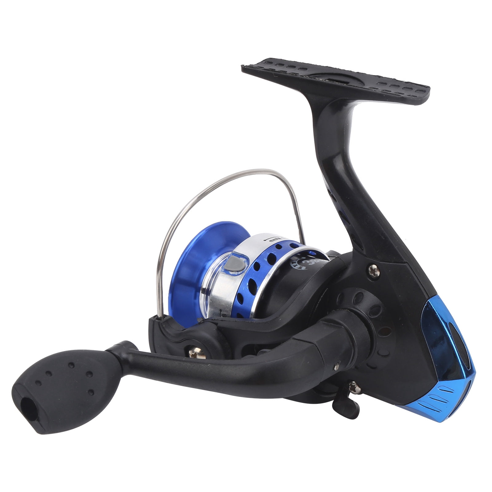 ambidextrous fishing reel NFTIGB Ambidextrous Spinning Fishing Reel 5.2:1 Gear Ratio 2 Bearings Left  Right Interchangeable Metal Spool Lightweight Smooth Drag System Perfect  For Beginners Blue 200 Series Outdoor Sports