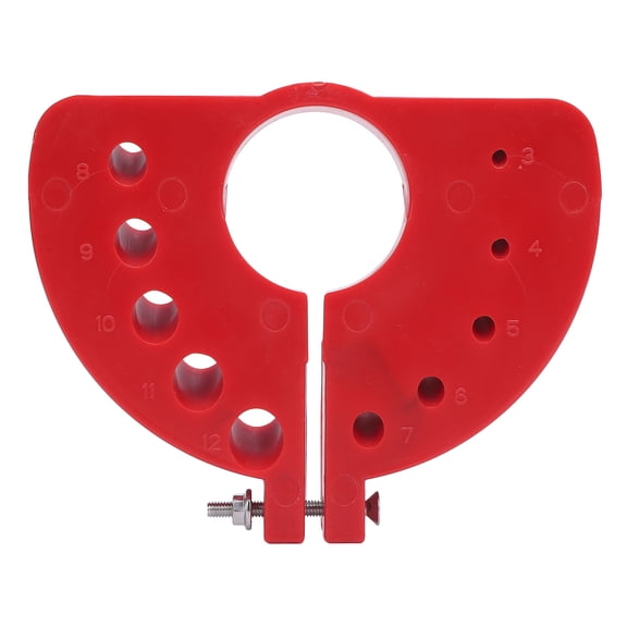 NFTIGB Angle Grinder Drill Bit Sharpener Attachment Multi Specifications 3-12mm Drill Bit Grinding Tool Portable Whetstone Accessory for Worn Drills, Red Color (5.12 inches / 13 cm)