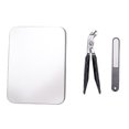 thumbnail image 1 of NFTIGB Angled Head Nail Clipper with Nail File Set, Stainless Steel Long Handle Clipper for Fingernails and Toenails, Wide Jaw Opening, Ergonomic Design for Thick Nails, 1 of 9