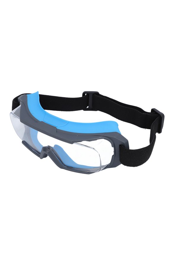 Anti-Fog Safety Goggles Lab Glasses Eye Protection Blue Adult 1 Count
