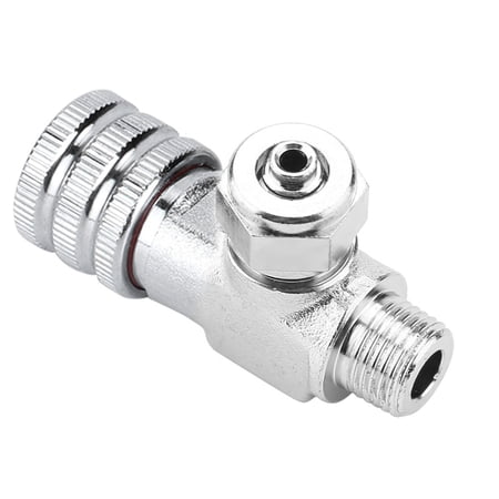 NFTIGB Aquarium CO2 Regulator Single Head Check Valve Stainless Steel Needle Valve Bubble Counter For Fish Tank Planted Setup Water Plant Accessories 3.54 inches / 9 cm