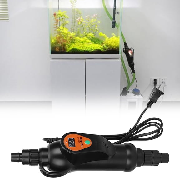 NFTIGB Aquarium External Temperature Controller Water Heater Rod for Fish Tank (EH-300), LED Display, 11.81 inches / 30.0 cm[cite: 1]