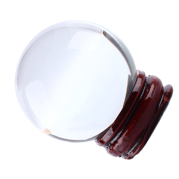 NFTIGB Asian Rare Natural Quartz Clear Magic Crystal Healing Ball Sphere 40mm / 1.57 inches with Stand Base for Home Decoration