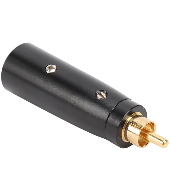 NFTIGB Audio Adapter RCA Connector Male Converter Zinc Alloy for Guitar Microphone Cable Mixer