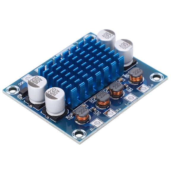 NFTIGB Audio Power Amplifier Board TPA3110 XHA232 2.0 Channel Digital Stereo Sound Module for Computers DC 8-26V 3A Continuous Power 30W+30W High Fidelity Output Replacement Component
