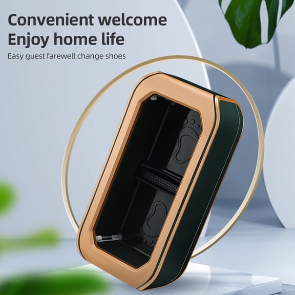 NFTIGB Automatic Boot & Shoe Covers Dispenser Machine with 100pcs Disposable Water Resistant Non Slip Covers 18.9 inches / 48 cm Green