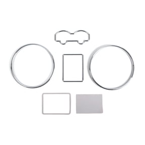 NFTIGB Automotive Dashboard Trim Kits Instrument Panel Gauge Decorative Ring Replacement Frame for VW Golf Jetta Bora MKIV Passat 3B/B5 1997-2005 Auto Interior Accessories