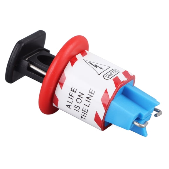 NFTIGB BD-D02 Circuit Breaker Lock Miniature Locking Device for Air Switch Handle Hole Industrial Electrical Safety Equipment Lockout Tagout Device 1 Pack