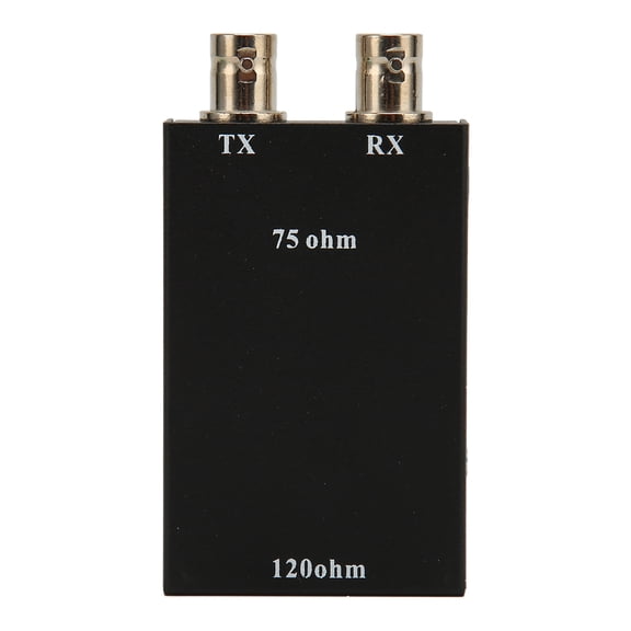 NFTIGB BNC to RJ45 Ethernet Adapter, 75ohm BNC to 12ohm RJ45 G.703 Balanced to Unbalanced Converter Network Adapter for Industrial Control Video Setup (5.5 x 3.5 x 2.0 inches / 14.0 x 9.0 x 5.0 cm)