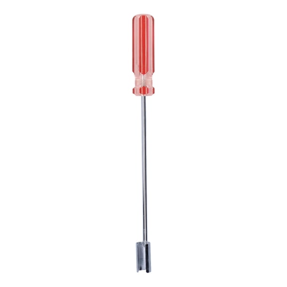 NFTIGB BNC Screwdriver Chrome Plated Steel Professional F Head Puller Tool for Video Equipment Red 12.60 inches / 32 cm