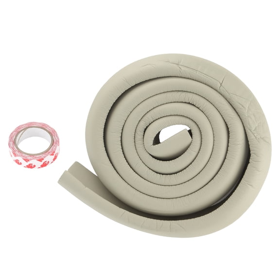 NFTIGB Baby Proofing Edge Protector L-Type High Elastic Furniture Edge Cushion Guard for Home Safety, Thickened Corner Bumpers for Table Desk and Sharp Edges, Dual-Unit 24 Inches / 61 cm (Gray)
