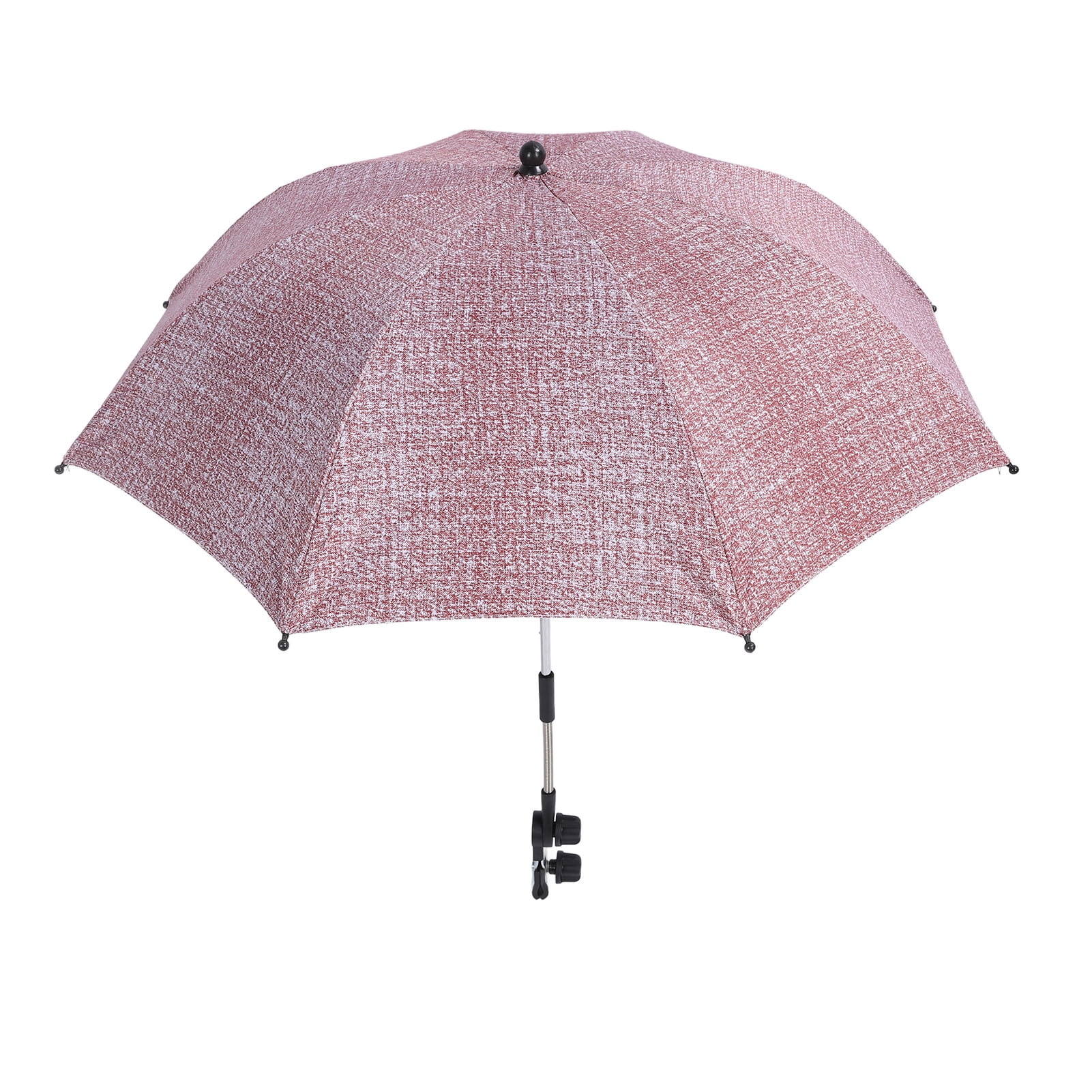 NFTIGB Baby Stroller Parasol Clip-On Sun Shade Protection Umbrella Adjustable Clamp for Outdoor Beach 85cm Large Denim Red