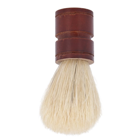 NFTIGB Beard Shaving Brush Salon Mustache Shave Styling Brush with Wooden Handle for Men, 3.54 in / 9 cm