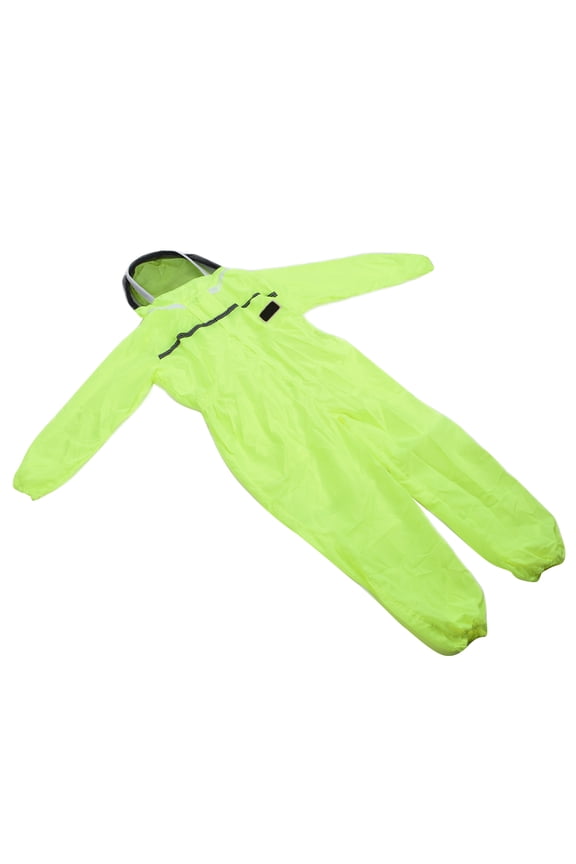 Beekeeping Suit Fluorescent Green One Piece Zipper Design Breathable Beekeeper Clothing Workwear 2XL