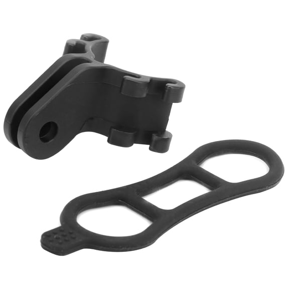 NFTIGB Bicycle Flashlight Holder Handlebar Torch Light Mounting Bracket, Adjustable for GoPro Interface (7.00 inches / 17.78 cm)