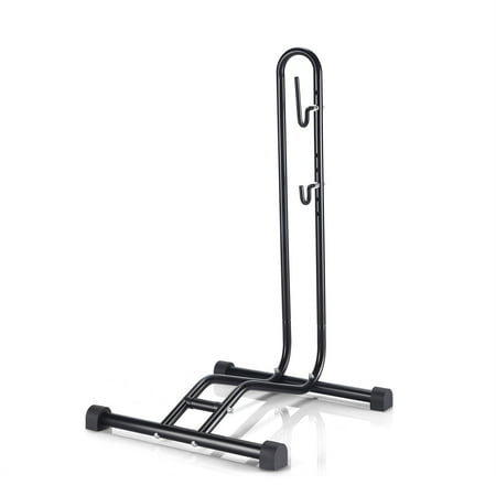 NFTIGB Bicycle Parking Rack Indoor Garage Storage L-Shaped Floor Stand for Mountain Road Bikes 2-in-1 Repair & Maintenance Holder Carbon Steel (17.5x16.3x28.9 inches / 44.5x41.5x73.5 cm)