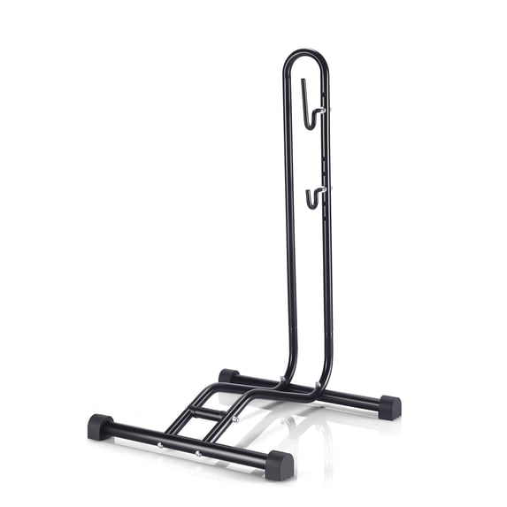 NFTIGB Bicycle Parking Rack Indoor Garage Storage L-Shaped Floor Stand for Mountain Road Bikes 2-in-1 Repair & Maintenance Holder Carbon Steel (17.5x16.3x28.9 inches / 44.5x41.5x73.5 cm)