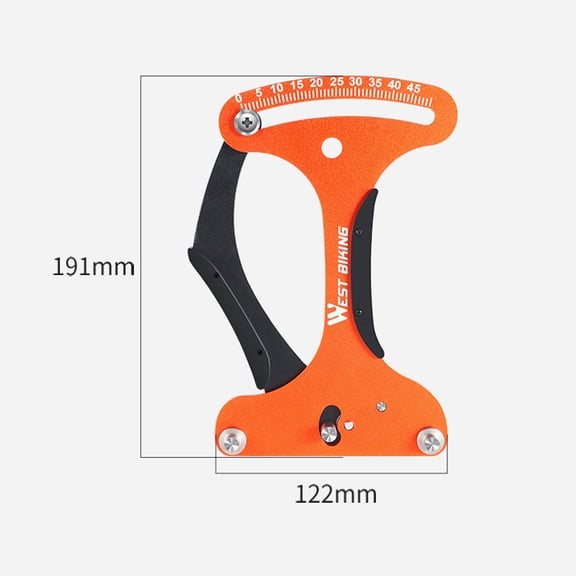 NFTIGB Bicycle Spoke Tension Meter Calibrator Tool Aluminum Alloy Wheel Repair Tensiometer Set