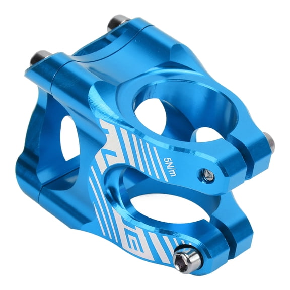 NFTIGB Bike Stem 1.38 inches / 35 mm Lightweight High Strength CNC Aluminum Alloy Handlebar Short Stem for Road Mountain Bikes Blue