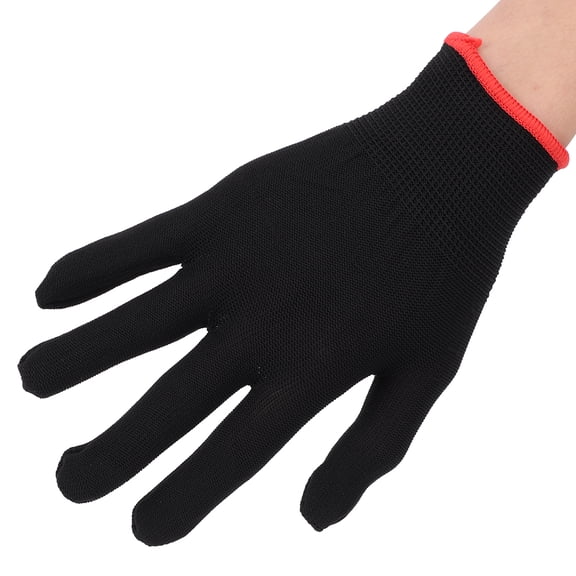 NFTIGB Black Nylon Guitar Glove for Musicians Protect Hands Beginner Practice Musical Instrument Accessories, Comfortable Left Right Hand Replacement Parts, Size L (4.72 inches / 12.0 cm) [cite: 8]