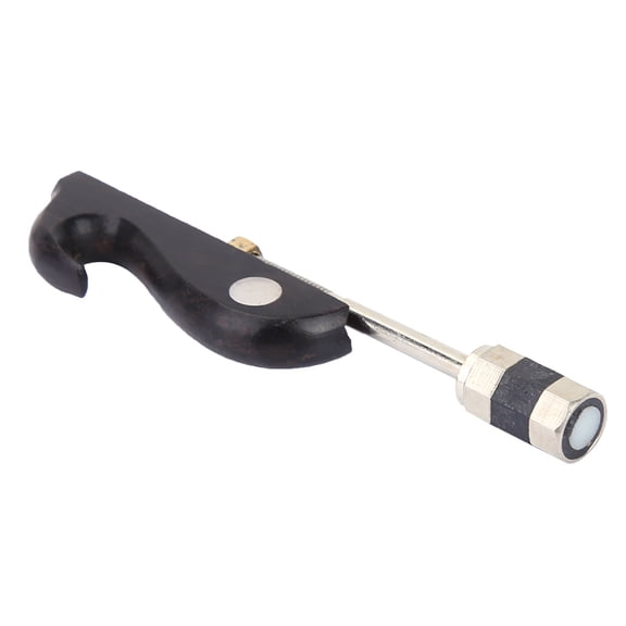 NFTIGB Black Sandalwood Erhu Bow Hook Screw Head Precision Fine Tuner Erhu Adjust Tool Accessory Stringed Instrument Replacement Part for Beginners, Black