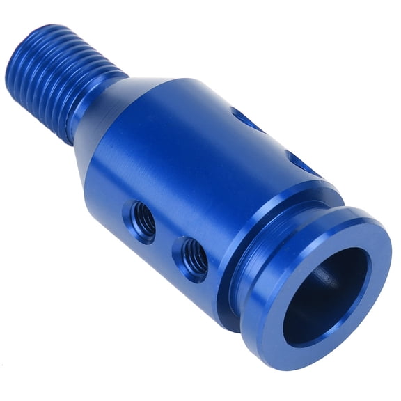 NFTIGB Blue Universal Car Gear Stick Shift Knob Adapter for Non Threaded Shifters 12x1.25 Aluminum with Hardware (2.76 inches / 7 cm)