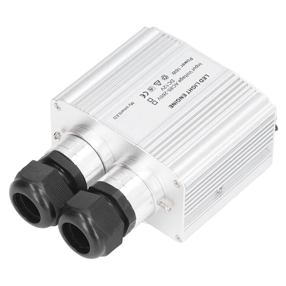 NFTIGB Bluetooth 16W RGBW Fiber Optic Light Engine Dual Head LED Starry Ceiling Illuminator with APP Music Remote Control for Home Car Theater Decor (4.2 inches / 10.6 cm) - Fiber Not Included
