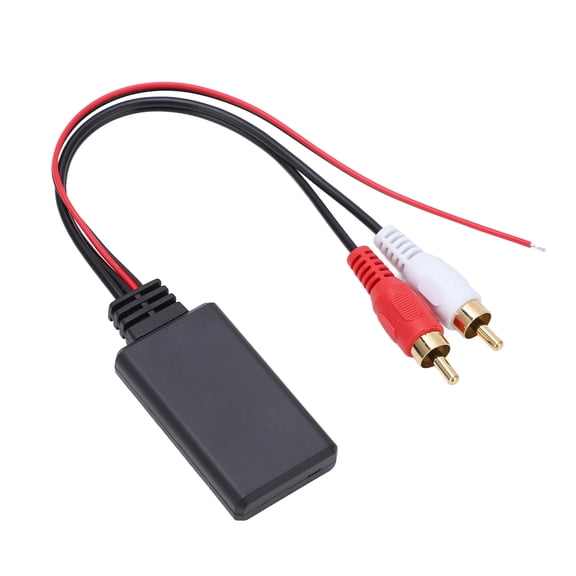 NFTIGB Bluetooth AUX IN Audio Adapter Wireless 2RCA Cable Stereo Receiver Modification Module Replacement for Kenwood Clarion Car Radio Systems (12.00 x 10.00 x 2.00 inches / 30.48 x 25.40 x 5.08 cm)