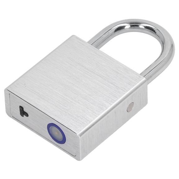 NFTIGB Bluetooth Padlock USB Rechargeable APP Control Impact Resistant Smart Padlock for Cabinet Iron Gate Gym, 4.72 inches / 12 cm