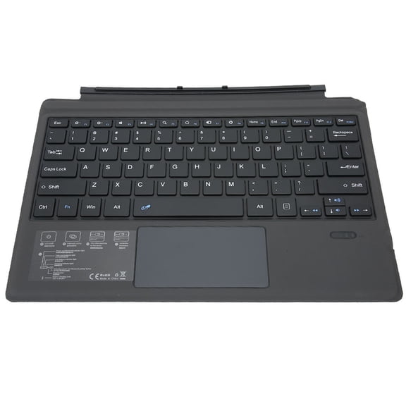 NFTIGB Bluetooth Wireless Magnetic Slim Keyboard For Microsoft Surface Pro 3 4 5 6 7 Tablet PC, Portable Travel Friendly Scissors Feet Keys Design, Black