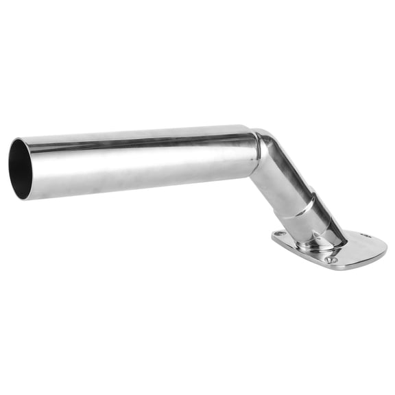 NFTIGB Boat Fishing Rod Holder Polished Stainless Steel Marine Yacht Outrigger Deck Mount Pole Tube Base Bracket 40mm / 1.6 inches