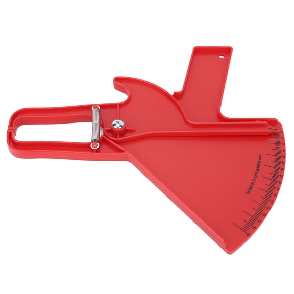 NFTIGB Body Fat Caliper Professional Double Spring Body Measurement Tape for Measurement Red ZFC09 11 inches / 28 cm