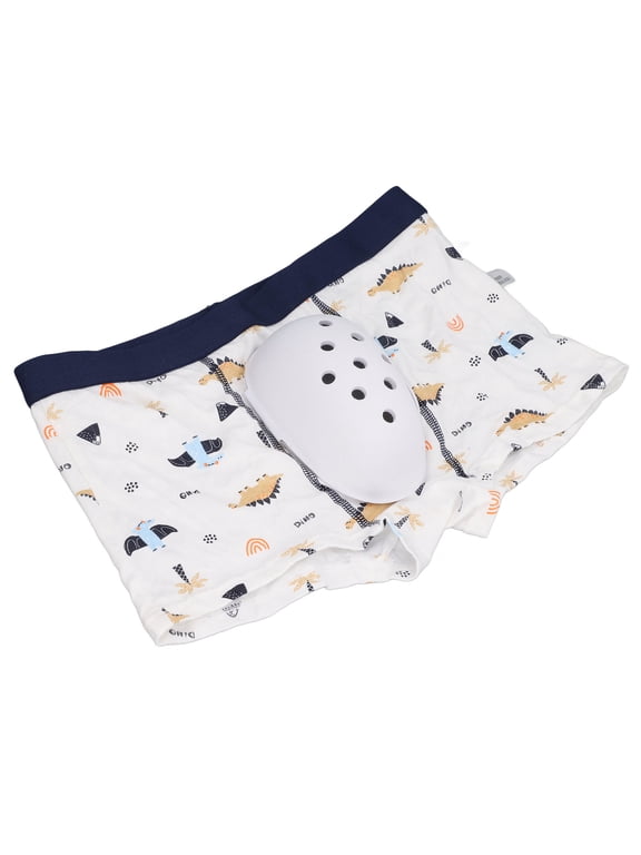 Boys Circumcision Underwear Protective Cover Boxer Briefs Anti Extrusion Dinosaur Pattern Foreskin Cut Recovery Pants Size 160 Fits 88.2-104.7 lbs / 40-47.5 kg