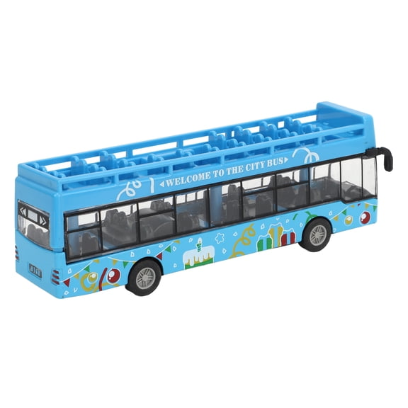 NFTIGB Bus Model Toy Alloy Pull Back Vehicle High Simulation City Bus Toy Model for Children Kids (5.9 inches / 15 cm)[cite: 1]