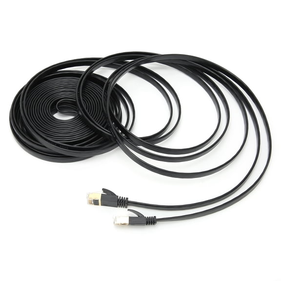 NFTIGB CAT7 Ethernet Cable 3.28 ft (1m) 10 Gigabit Double Shielded Network Patch Cord RJ45 8-Core Twisted Pair Wire Computer Accessories High-Speed LAN Cable for Router Modem Gaming