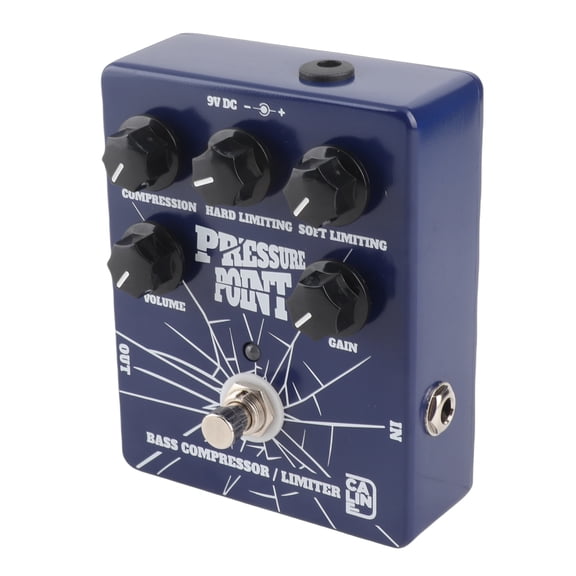 NFTIGB CP-45 Pressure Point Bass Compressor Effect Pedal with True Bypass, Durable Aluminium Alloy Shell, High Quality Guitar and Bass Instrument Accessories for Professional Musicians