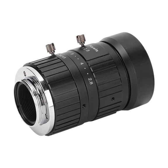 NFTIGB CW-FM7528-8MP Professional 75mm C-Mount 8MP Manual Iris Fixed Focus CCTV Camera Lens 1-Inch Format for Industrial Surveillance Security System, 2.95 inches / 7.5 cm Focal Length