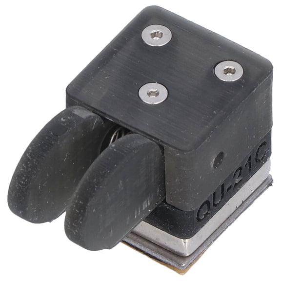 NFTIGB CW Key Dual Paddle Automatic Electric Magnetic Absorption Base for Shortwave Radio, Morse Code Keyer QU-21C Black, Includes Hex Wrench and Data Cable, 4.33 inches / 11 cm